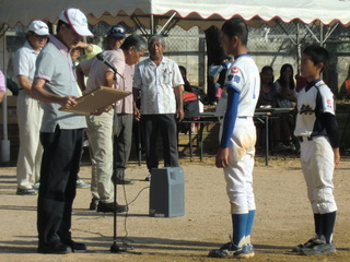 第１回本部地区少年健全育成野球大会・上本部ドジャース優勝！