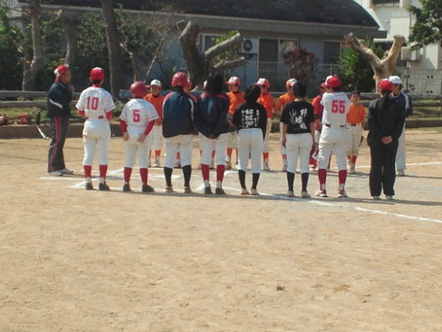 上本部ドジャース資金造成活動及び練習試合（お礼！）