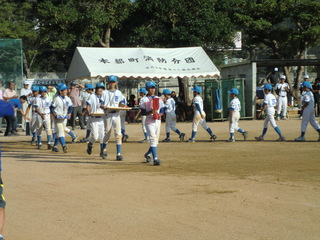 第１回本部地区少年健全育成野球大会・上本部ドジャース優勝！