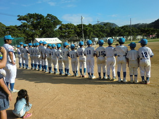 第１回本部地区少年健全育成野球大会・上本部ドジャース優勝！