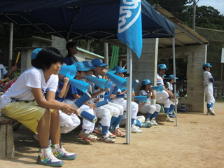 第１回本部地区少年健全育成野球大会・上本部ドジャース優勝！