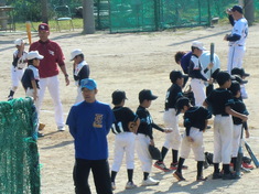 練習試合・プロ野球選手ＯＢによる少年野球教室！！