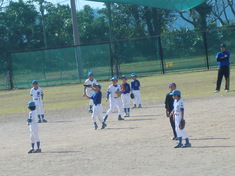 練習試合・プロ野球選手ＯＢによる少年野球教室！！