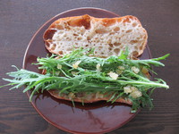 シンプル水菜のサンドイッチ