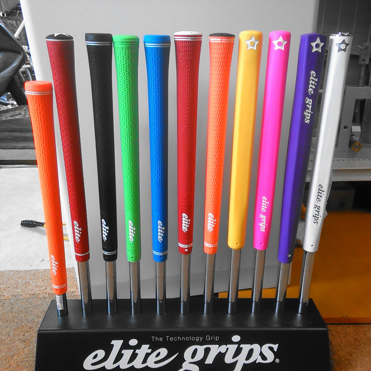 ネイビー elitegrips (エリートグリップ) ゴルフ グリップ S48 13本セット ネイビー バックライン無し