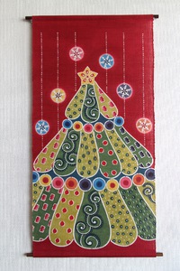 BingataChristmas tapestry【From Okinawa,Japan】