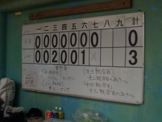 第１回伊藤園杯・ 画像特集（２回戦・天底ブラックス戦）