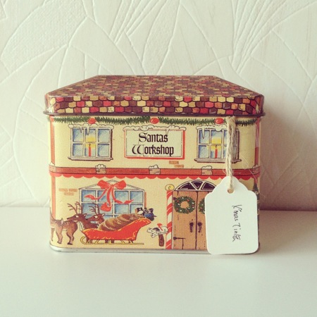 Xmas＊Tin缶３点(SOLD)