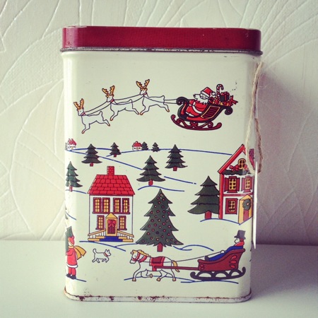 Xmas＊Tin缶３点(SOLD)