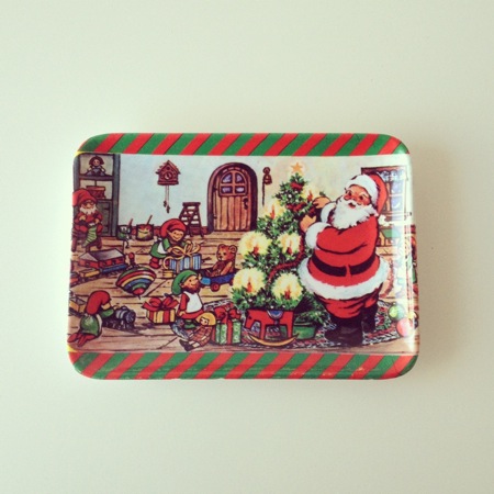 Xmas＊Plastic Plate(SOLD)