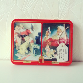 ヴィンテージ＊Xmas Tin缶(SOLD)