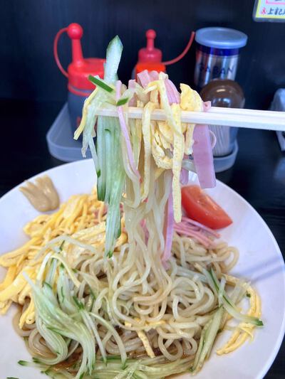 らーめんランド　～具のカット技術が素晴らしい♪  冷やし中華～