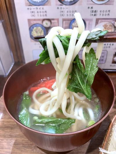 神里そば　～沖縄そば専門店の肉たっぷり生姜焼き定食～