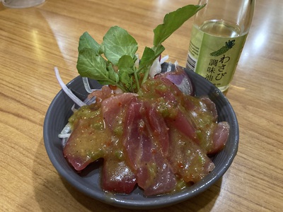 バンビーノ　～マグロと刻みワサビのカルパッチョ～