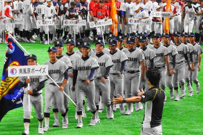 Haebaru Boy S 応援隊 17ﾎｰｸｽｶｯﾌﾟ中学硬式野球大会 1回戦vs熊本北部ﾘﾄﾙｼﾆｱ