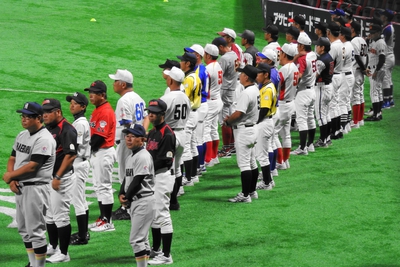 Haebaru Boy S 応援隊 17ﾎｰｸｽｶｯﾌﾟ中学硬式野球大会 1回戦vs熊本北部ﾘﾄﾙｼﾆｱ