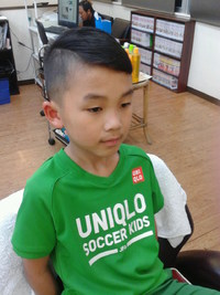 キッズ　七：三　ツーブロックスタイル　・・・　♪ 2015/07/16 19:59:10