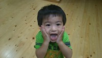 うわーい♪お迎えの時の三男がとてつもなくかわいい(^^)/ 2015/10/07 10:04:51