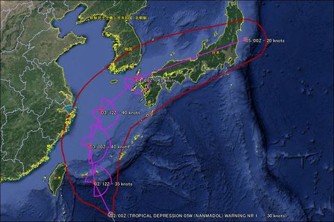 台風３号のたまご発生 米軍進路予想 釣りと趣味 日常の出来事