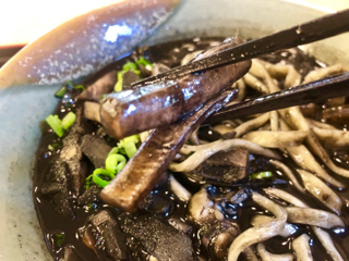 10食限定いかすみそばが美味い！伊豆味にある八重善