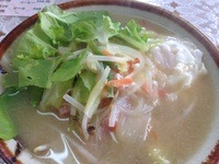 宮古そばが有名な『大和食堂』の『みそ汁』