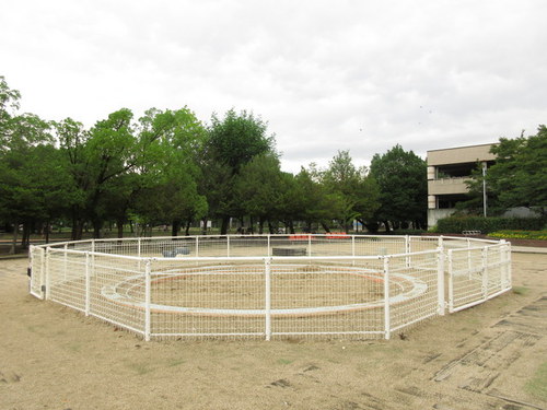 長居公園　こども広場　砂場