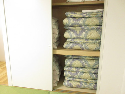 姫路市宿泊型児童館『星の子館(ほしのこやかた)』 布団