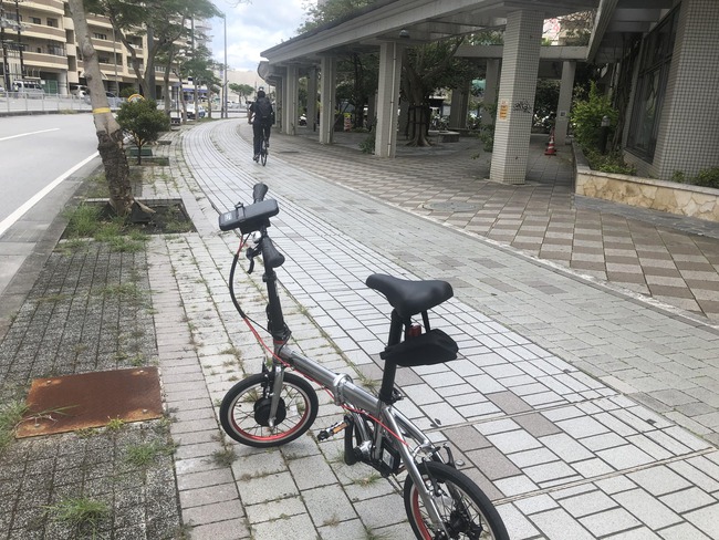 電動アシスト付き自転車は登り坂が楽々スイスイ登れた
