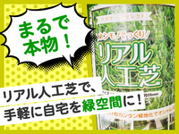 まるで本物！リアル人工芝で、手軽に自宅を緑空間に！ 2020/08/21 12:00:00