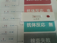 コロナ抗体検査→反応無しでした