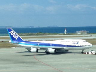 那覇空港の風景９　ジャンボ