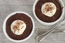 Flourless Chocolate Cakes for Two