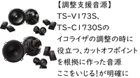 【調整支援音源】カロッツェリアTS-V１７３SやTS-C１７３０Sって良く売れましたね。調整支援音源作りました。