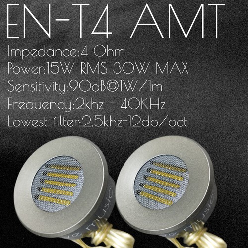AMT型リボンスーパーツイーター 左右ペア 未塗装 交換用ツイーターメンブレン付 AMT リボンツイーター ペア 8 新品未使用 スーパーツイーター 【公式通販】