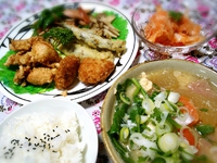 夕食