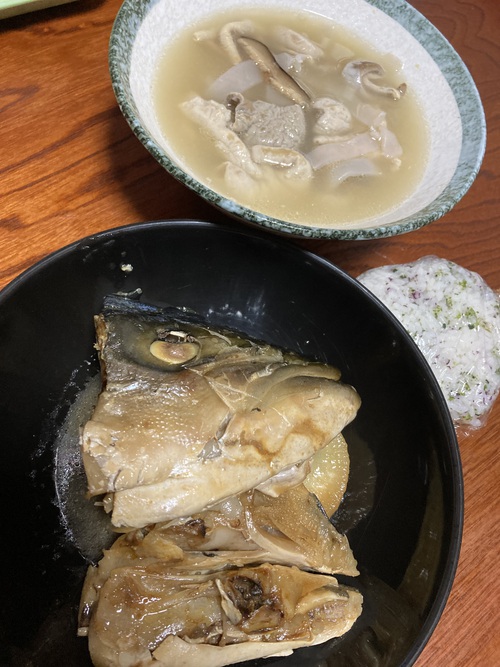 ぶり煮付けキッズ飯