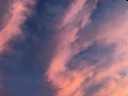 夕方のサイクリング