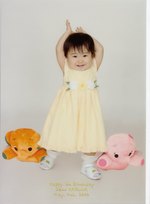 1歳の記念写真♪