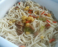 凄麺そうめんチャンプルー