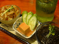 おつまみ3 点盛り