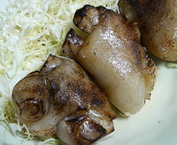 焼いてみた豚足