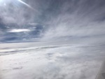 成田→那覇の雲たち