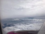 成田→那覇の雲たち