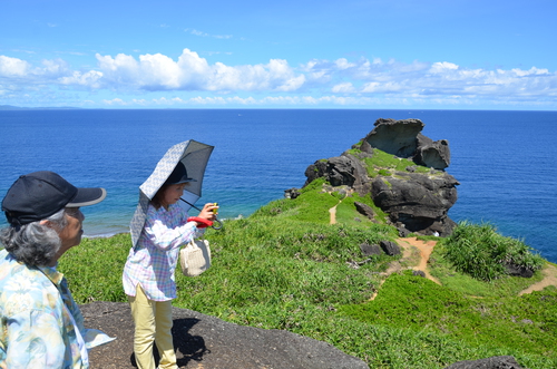 石垣島は北へ行けば行くほど海がきれいです。