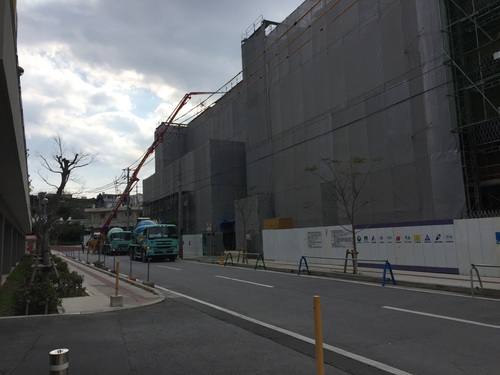 コンクリート打設日変更のお知らせ