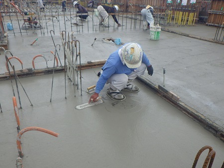 石嶺市営住宅第4期建替工事 A7号棟 5階躯体コンクリート工事