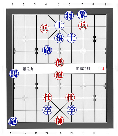 復習基本殺法1-14　2問出題