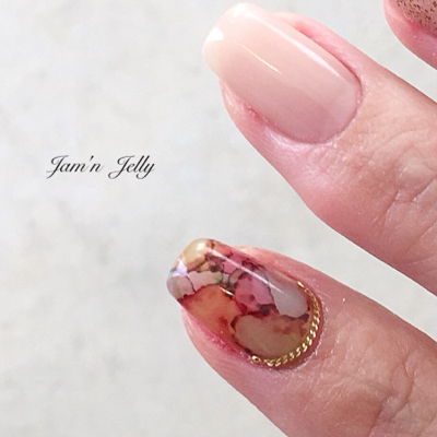 Jam N Jelly Nail ブログ それぞれのマーブルリキッドネイル