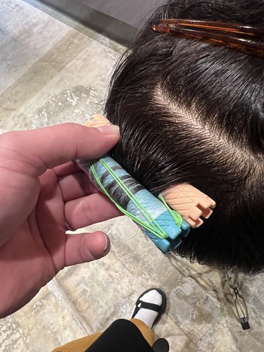 波巻きパーマと波巻きスパイラル