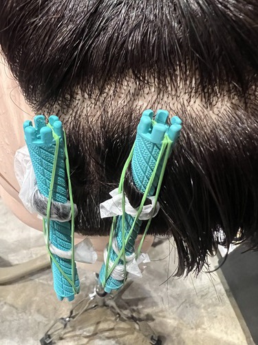 波巻きパーマと波巻きスパイラル